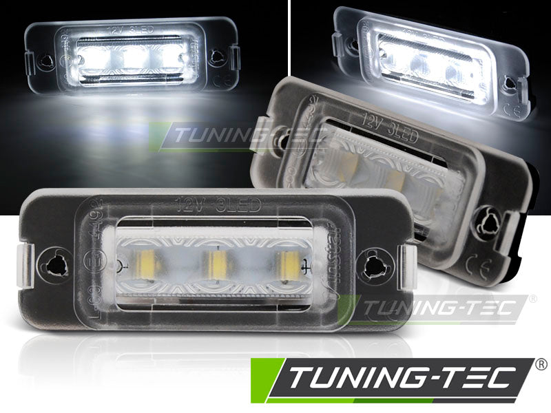 Feux de plaque d'immatriculation à LED compatibles avec Mercedes Classe M W164 05-11 / Classe R W251 05-10