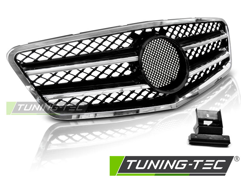 CALANDRE SPORT NOIRE CHROMÉE compatible MERCEDES W212 09-13