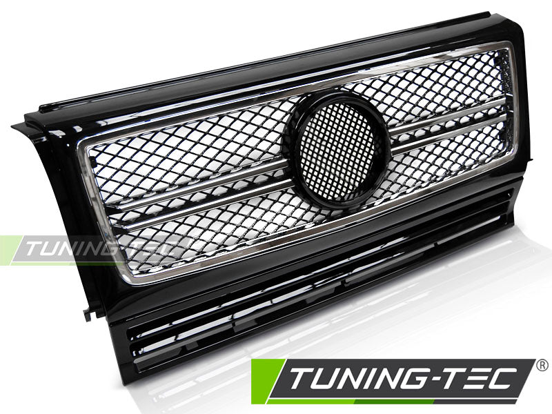 CALANDRE SPORT NOIRE CHROMÉE compatible MERCEDES W463 90-12