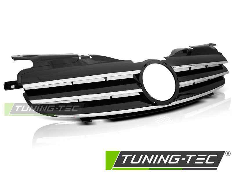 Calandre sport noire chromée compatible avec Mercedes SLK R170 96-04