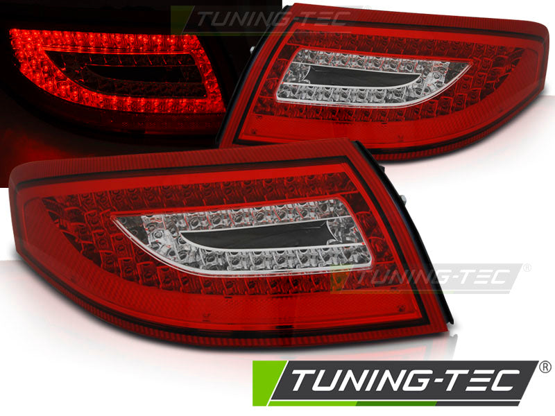 Feux arrière à LED rouge et blanc compatibles avec Porsche 911 996 (1999-2004)