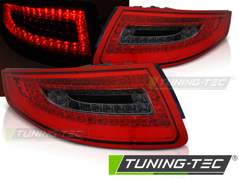 Feux arrière à LED rouge fumé compatibles avec Porsche 911 997 04-09