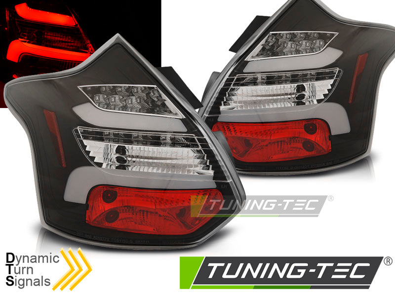 FORD FOCUS 3 11-10.14 HAYON NOIR BARRE LED SÉQ IND.