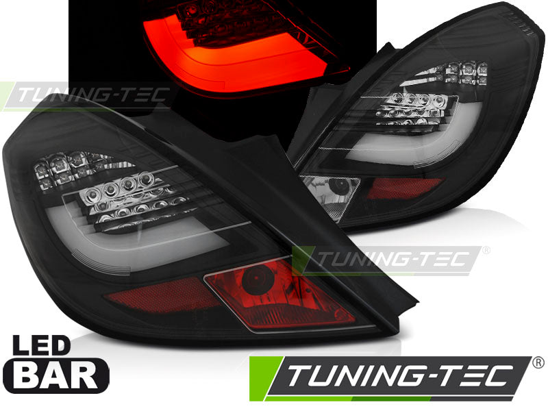 Barre LED noire Opel Corsa D 3D 04.06-14