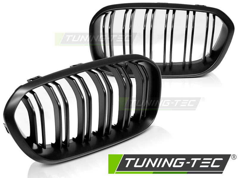 Calandre noire mate à double barre compatible BMW F20 F21 LCI 15-18
