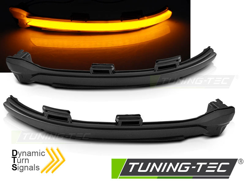 Clignotant latéral à LED fumé intégré au rétroviseur, compatible avec VW Golf VII, Sportsvan, Touran II