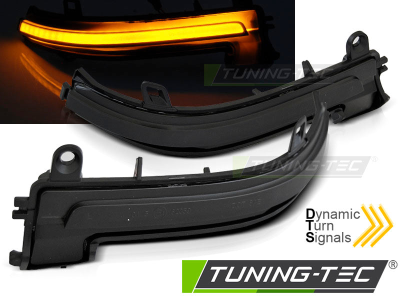 Clignotant latéral à LED fumé intégré au rétroviseur, compatible BMW F20/F22/F30/F32/X1