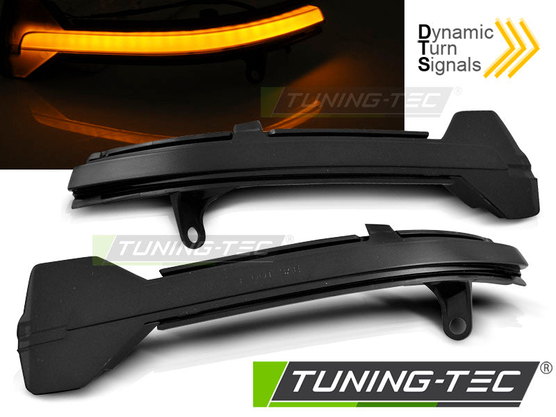 Clignotant latéral à LED fumé intégré au rétroviseur, compatible BMW F10/F11/F12/F13/F01