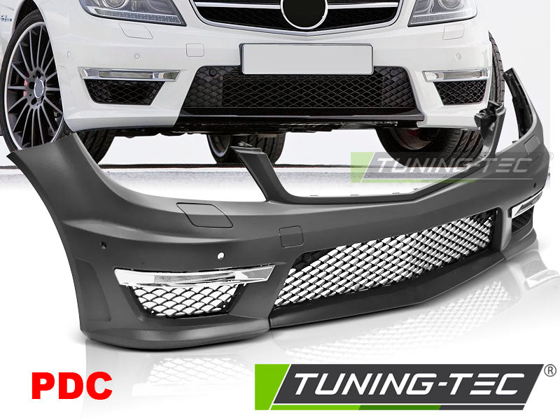 Pare-chocs avant sport PDC compatible avec MERCEDES W204 11-14