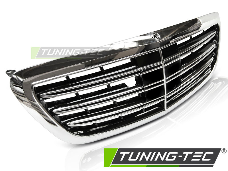 Calandre sport compatible avec Mercedes Classe S W222 (2013-2020) avec vision nocturne