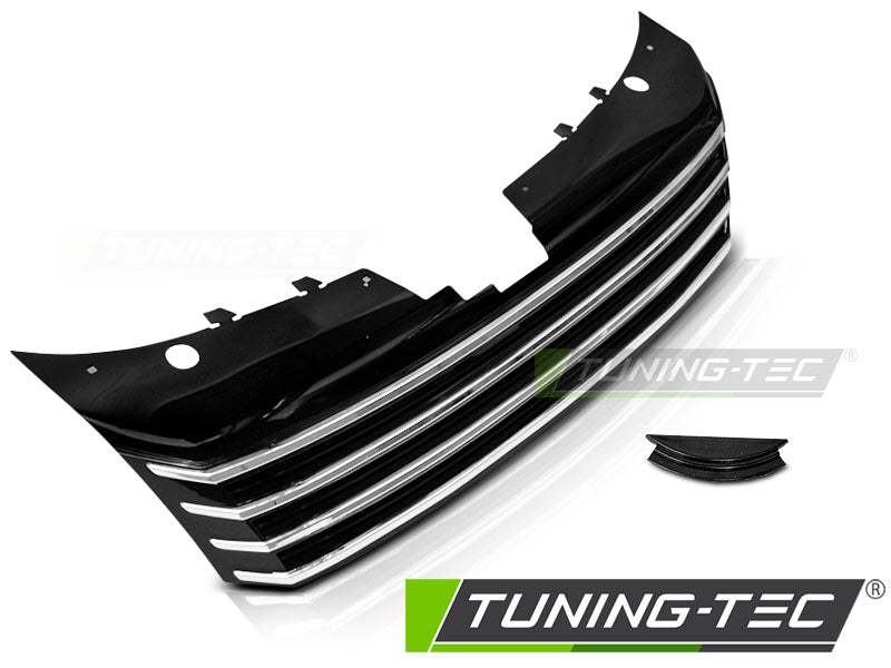 CALANDRE CHROMÉE NOIRE compatible avec VW PASSAT B7 10-14