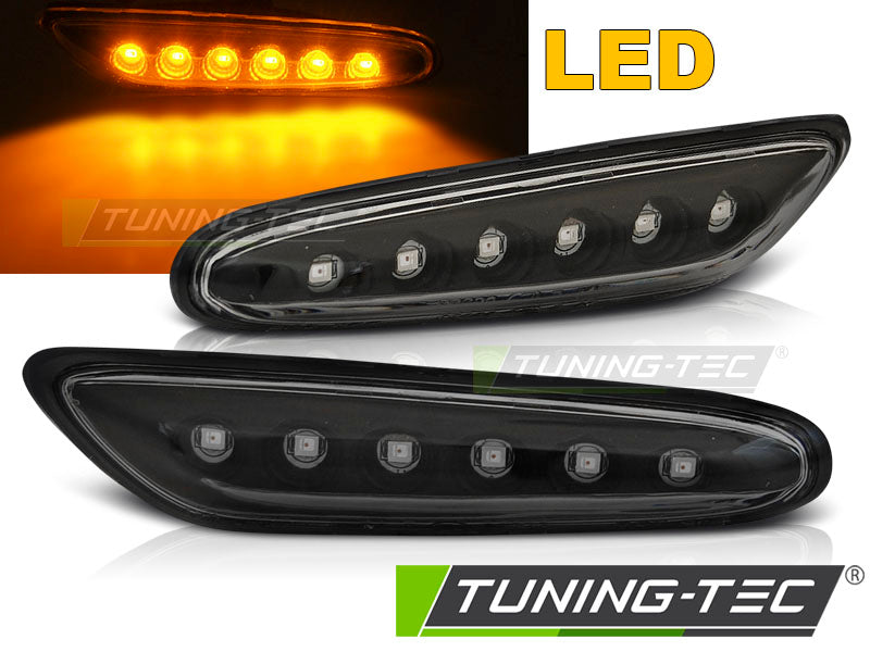 Clignotant latéral à LED noire compatible BMW E46 / E60 / E87 / E90