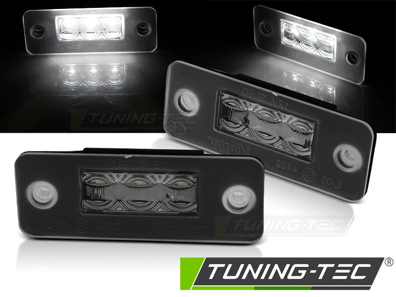 Éclairage de plaque d'immatriculation à LED (3 LED SMD) compatible avec Audi A8 D3 (2002-2009)