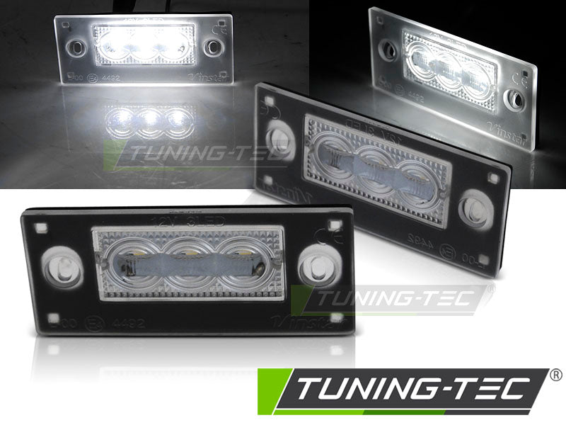 Éclairage de plaque d'immatriculation à LED (3 LED SMD) compatible avec Audi A3 8L (2000-2003) / A4 B5 (1999-2001) Avant