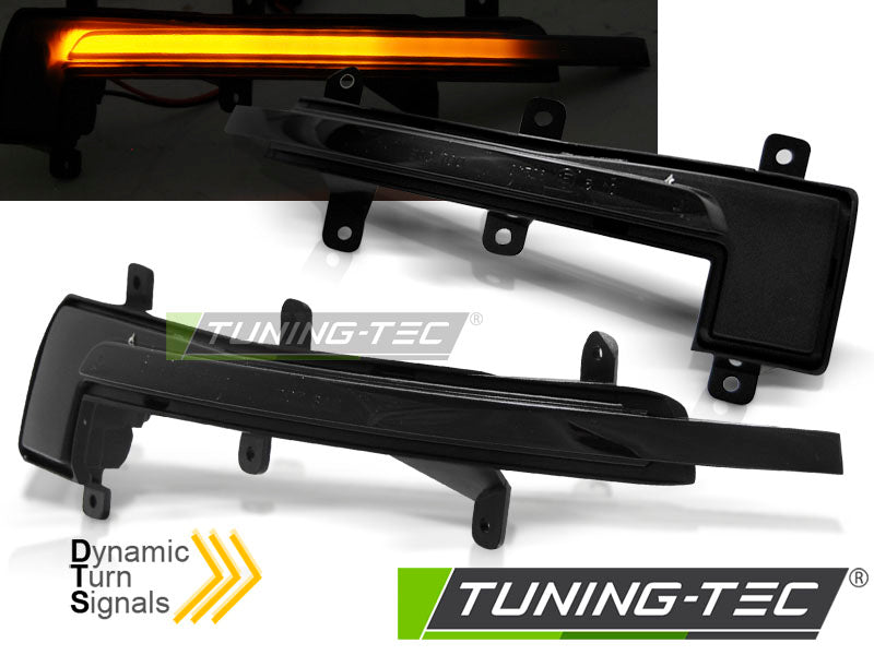 Clignotant latéral à LED fumé intégré au rétroviseur, compatible avec Audi TT 8J 06-14