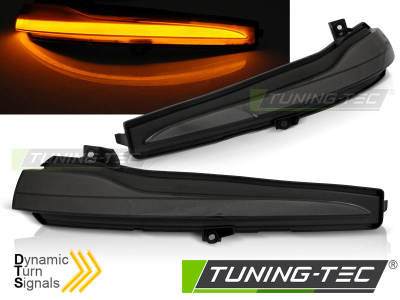 Clignotant latéral à LED fumé intégré au rétroviseur, compatible avec Mercedes W205/W213/W222
