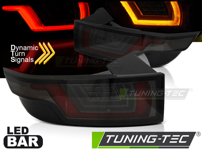 LAND ROVER RANGE ROVER EVOQUE 11-18 ROUGE FUMÉE NOIRE LED