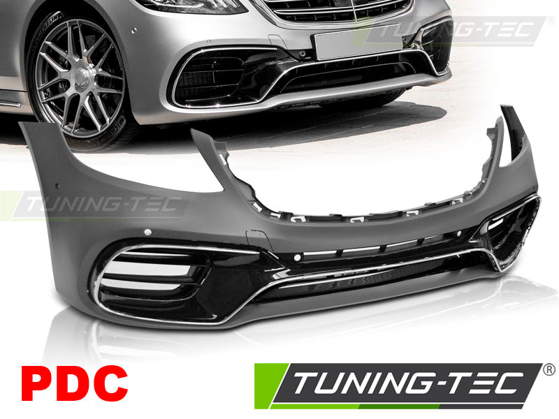 Pare-chocs avant sport avec PDC compatible avec Mercedes Classe S W222 18-20