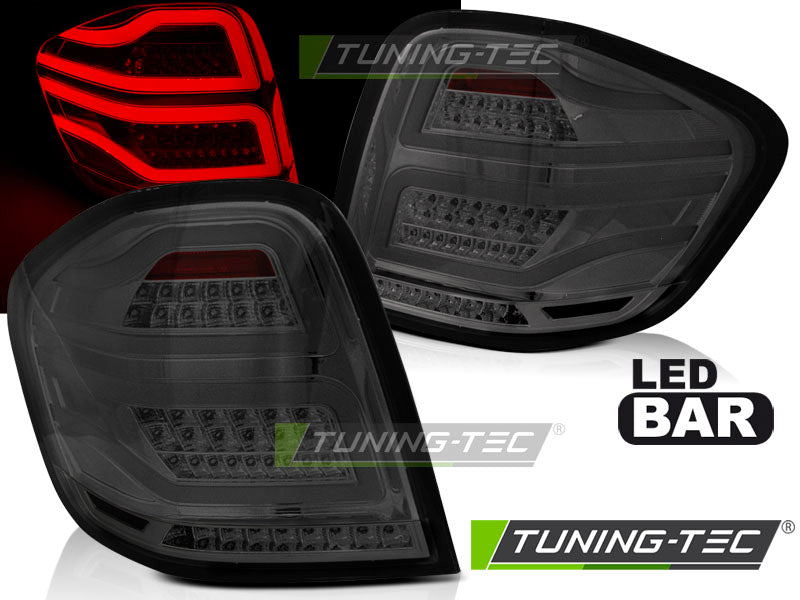 Feux arrière à LED fumés compatibles avec Mercedes Classe M W164 09-11