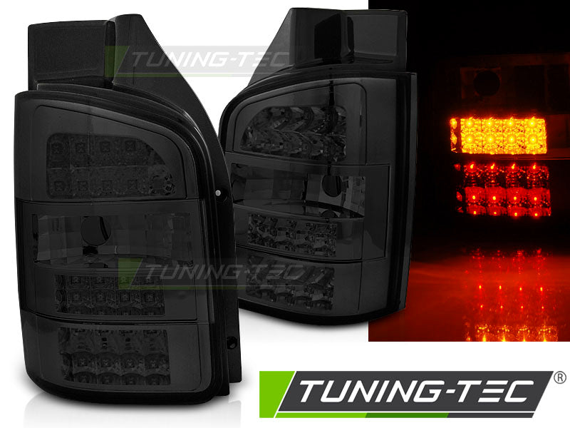 Feux arrière à LED fumés compatibles avec VW T5 03-09 TRANSPORTER