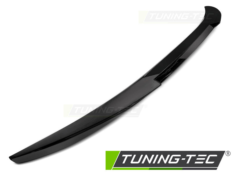 Aileron de coffre style V noir brillant compatible BMW G30 17-20