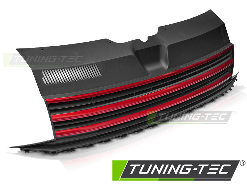 CALANDRE NOIRE ET ROUGE compatible VW T6 15-19