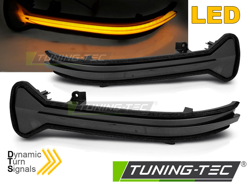 Clignotant latéral à LED fumé intégré au rétroviseur, compatible BMW G30 / G31 / G11 / G12