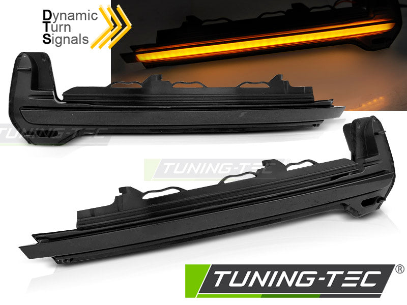 Clignotant latéral à LED fumé intégré au rétroviseur, compatible avec Audi TT 16-18 / R8 16-18