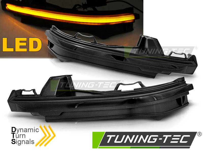 Clignotant latéral à LED fumé intégré au rétroviseur, compatible avec Audi Q7 15-18