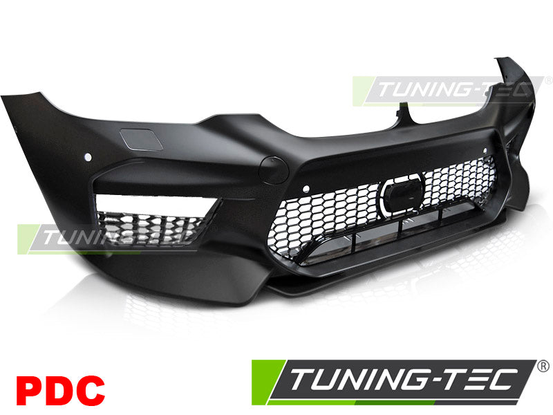 Pare-chocs avant style sport avec PDC et aileron, compatible BMW G30 G31 17-20