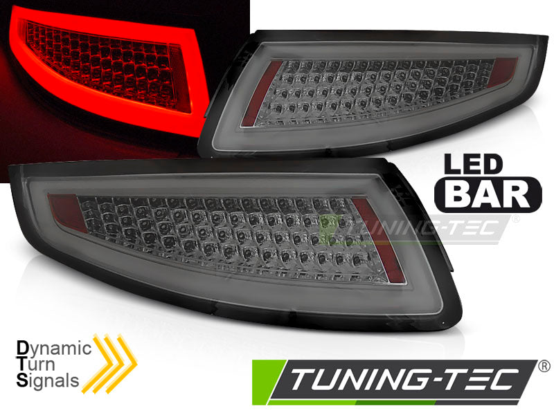 Feux arrière à LED fumés SEQ compatibles avec Porsche 911 997 04-09