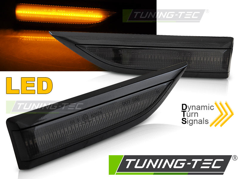 Clignotant latéral à LED noir fumé compatible VW T6 15-19