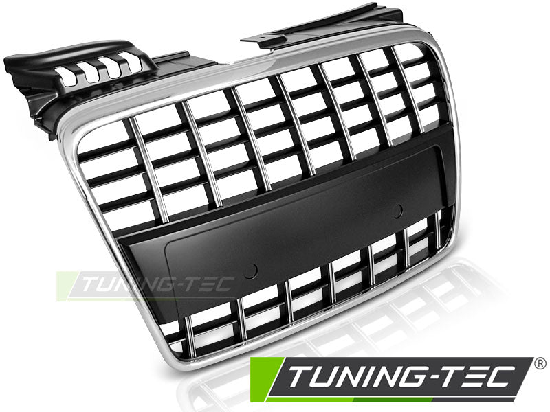 CALANDRE SPORT CHROMÉE NOIRE compatible AUDI A4 B7 04-08