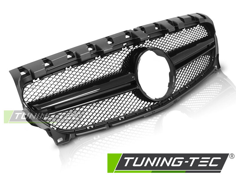 Calandre noire brillante style sport compatible avec Mercedes CLA W117 13-19