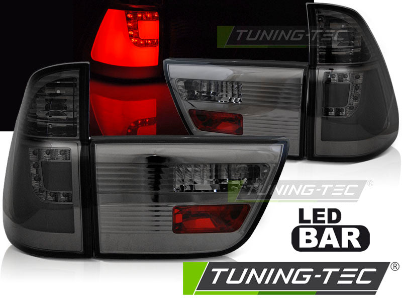 Feux arrière à LED fumés compatibles BMW X5 E53 09.99-10.03