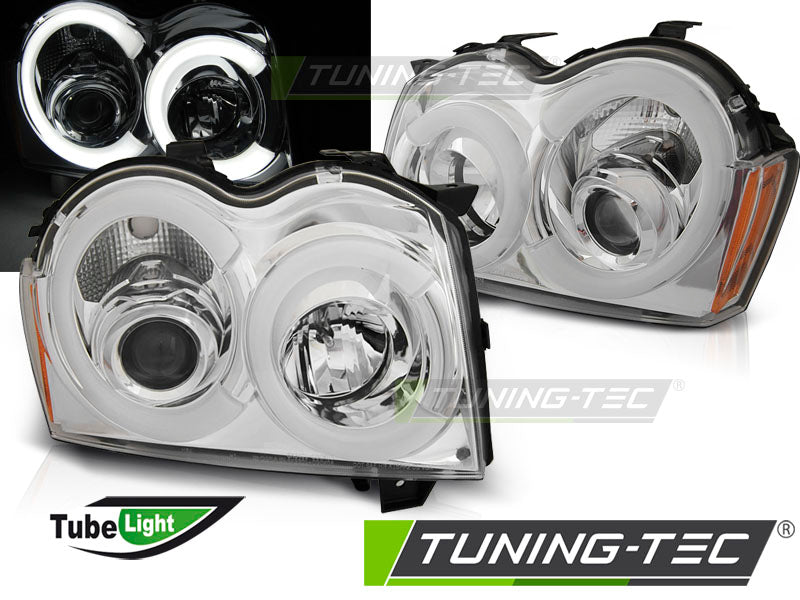 LUMIÈRE TUBE CHROMÉE POUR JEEP GRAND CHEROKEE 05-08