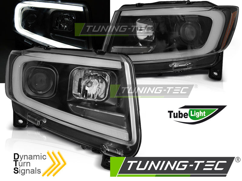 JEEP GRAND CHEROKEE 11-13 SÉQUENCE DE LUMIÈRES TUBE NOIR