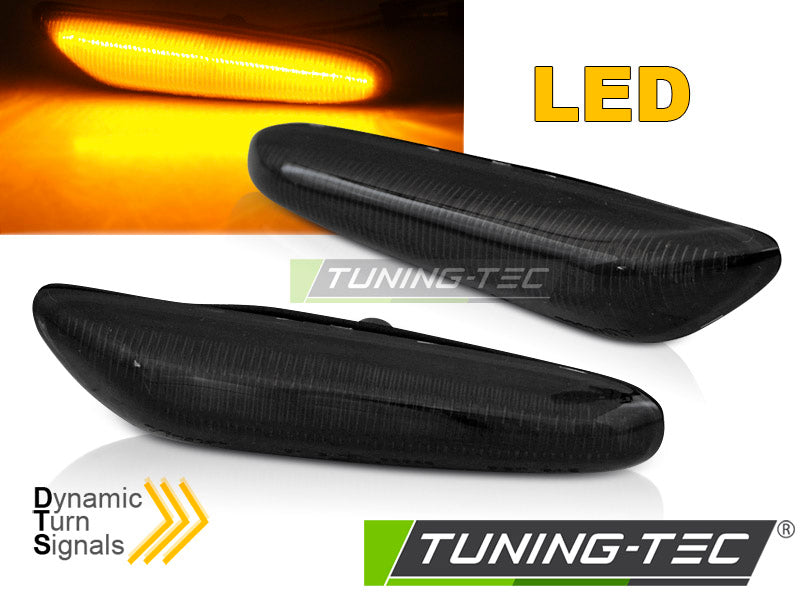 Clignotant latéral fumé à LED Dynamique compatible BMW E46 / E60 / E87 / E90