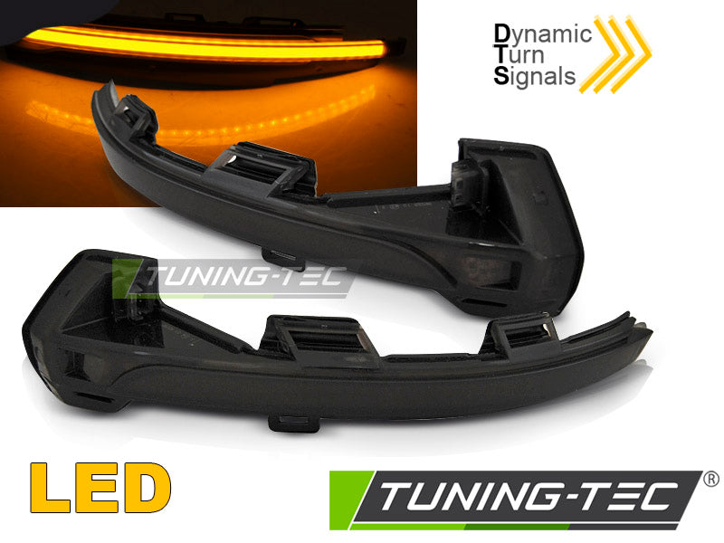 Clignotant latéral à LED fumé intégré au rétroviseur, compatible VW Passat B8 / Arteon