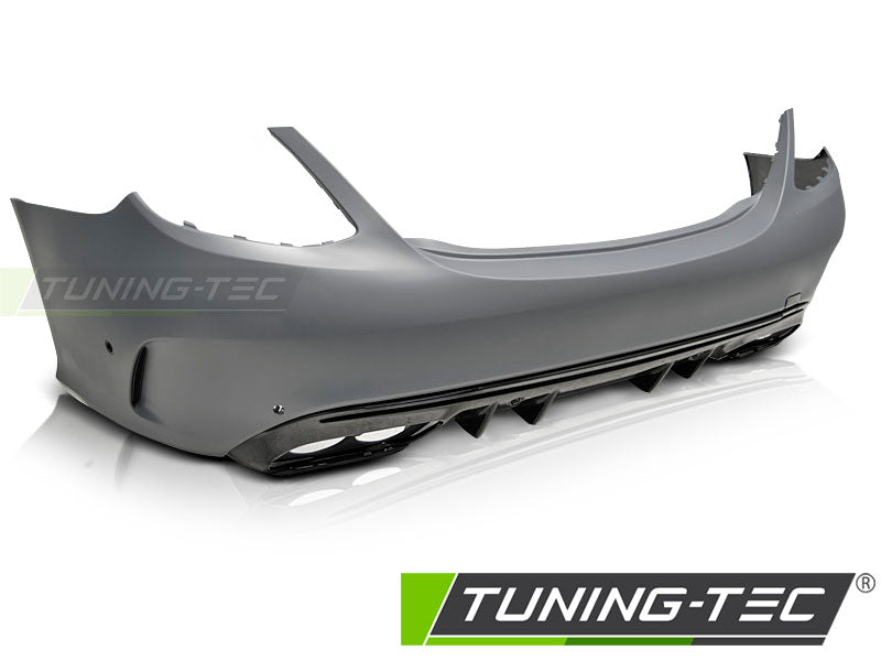 Pare-chocs arrière style sport avec PDC compatible avec Mercedes W205 18-