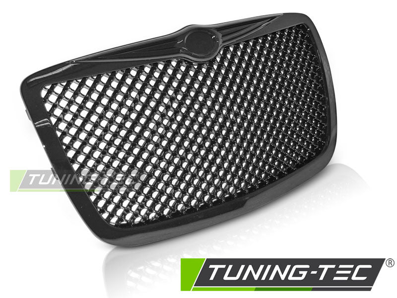 Calandre style Bentley noire brillante compatible avec Chrysler 300 C 04-11