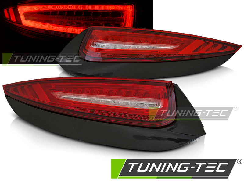Feux arrière à LED rouge et blanc compatibles avec Porsche 911 997 (2009-2012)