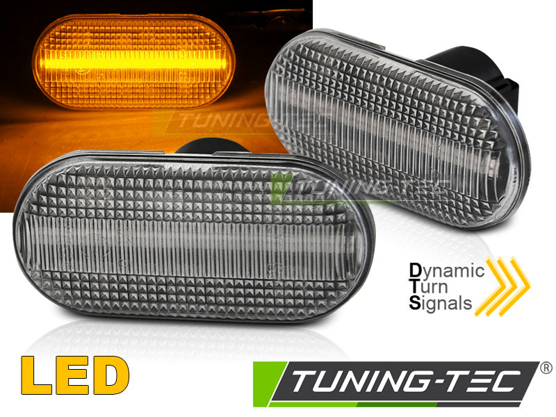 Clignotant latéral à LED blanc SEQ compatible avec RENAULT CLIO / MEGANE / SCENIC / TWINGO