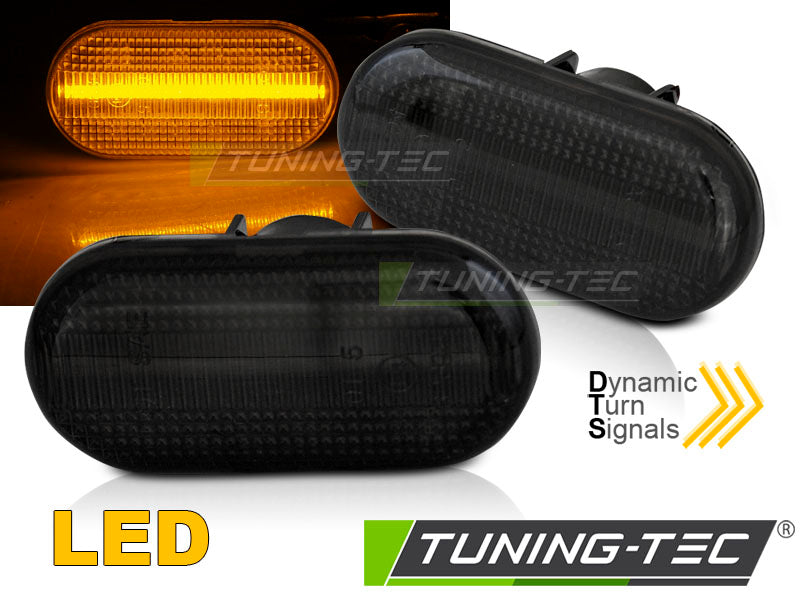Clignotant latéral fumé à LED compatible avec Renault Clio / Megane / Scenic / Twingo