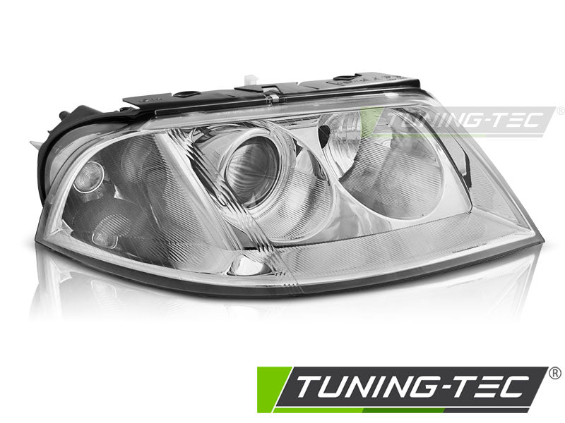 Phare chromé droit TYC compatible avec VW Passat 3BG B5 FL 00-05