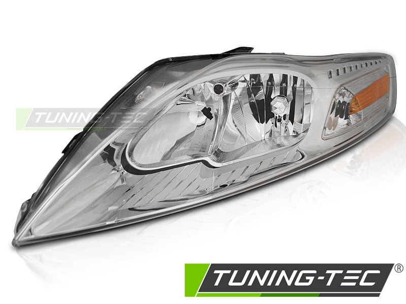 Phare chromé gauche TYC compatible avec Ford Mondeo 07.07-11.10
