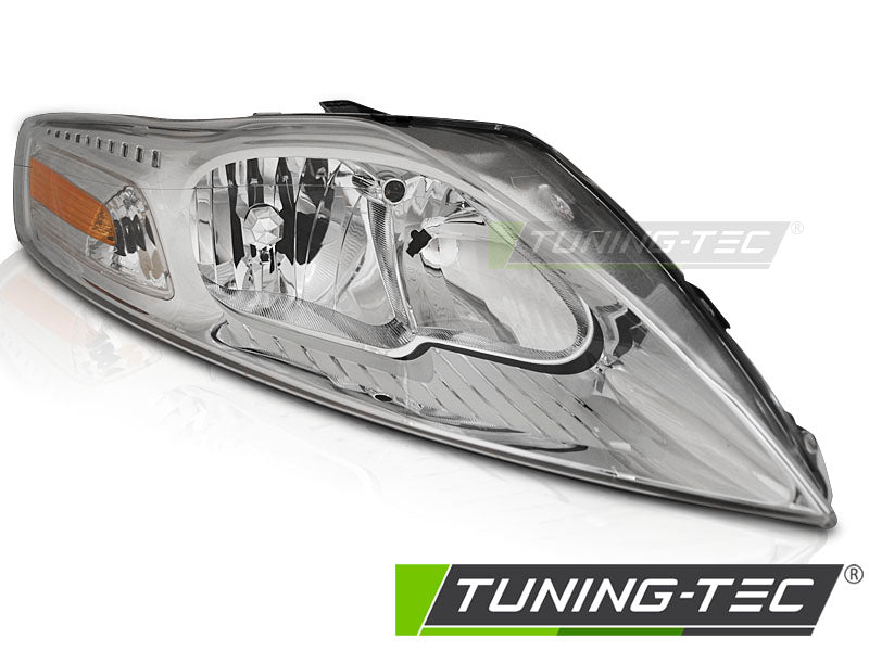 Phares chromés gauche et droit TYC compatibles avec Ford Mondeo 07.07-11.10