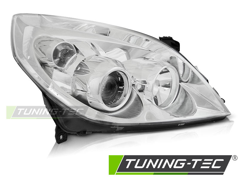 Phare chromé droit TYC compatible avec Opel Vectra C 09.05-08