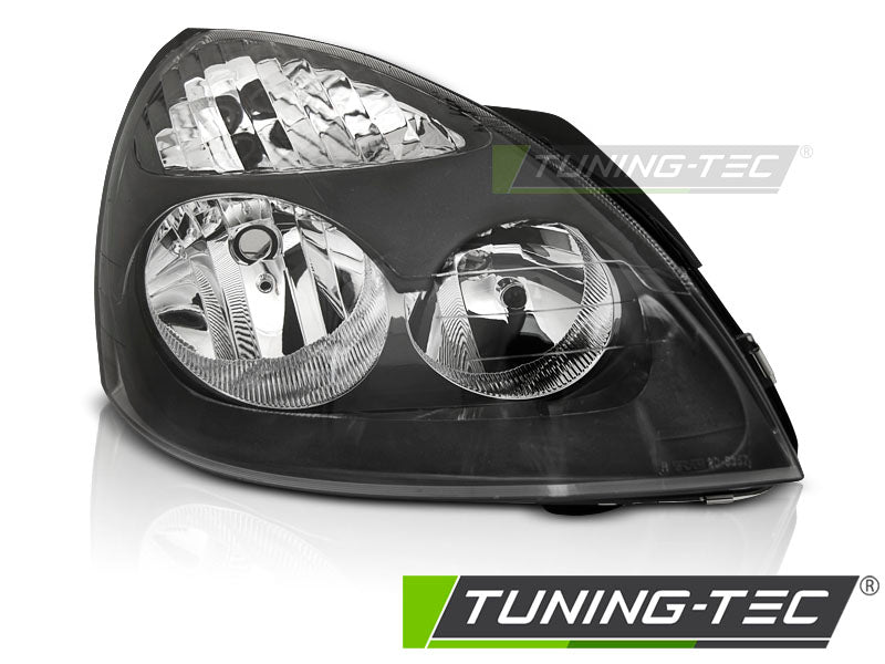 Phare noir côté droit TYC compatible avec Renault Clio II 06.01-09.05