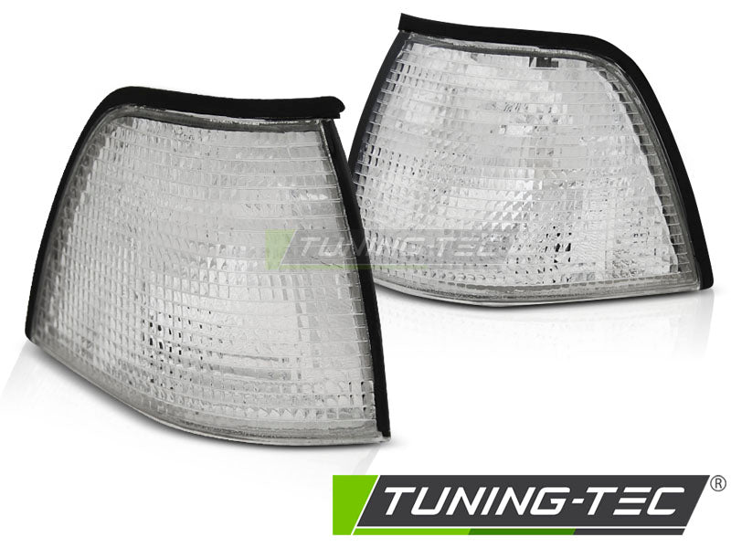 Feux de direction avant blancs compatibles BMW E36 12.90-09.99